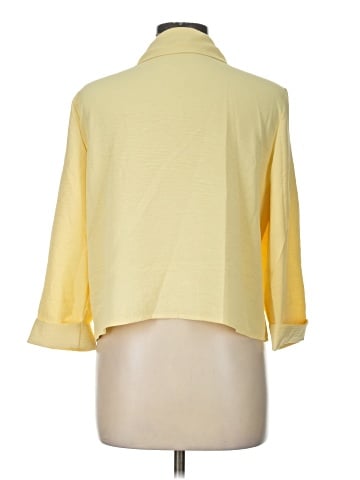Willi Smith 3/4 Sleeve Button-Down Shirt (view 2)