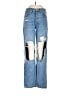 Aeropostale Color Block Blue Jeans Size 4 - photo 1