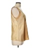 Secret Treasures 100% Polyester Gold Sleeveless Blouse Size L - photo 4
