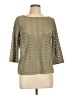 George 100% Polyester Green 3/4 Sleeve Top Size 12 - photo 1