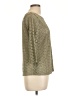 George 100% Polyester Green 3/4 Sleeve Top Size 12 - photo 4