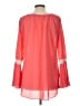 Joyce 100% Polyester Pink Long Sleeve Blouse Size L - photo 2