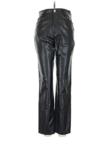 Zara Faux Leather Pants (view 1)