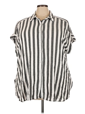 Jane and Delancey Short Sleeve Button-Down Shirt (view 1)