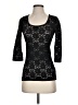 Pins and Needles Black 3/4 Sleeve Top Size S - photo 1