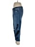 a.n.a. A New Approach Graphic Floral Blue Jeans Size 12 - photo 5