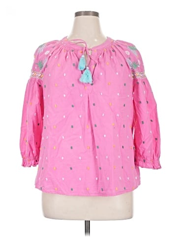 Crown & Ivy 3/4 Sleeve Blouse (view 1)