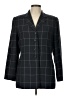 Casual Corner Plaid Black Blazer Size 10 - photo 1