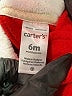 Carter's 100% Polyester Red Coat 3-6 MO / 6 MO - photo 3