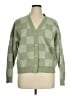 Cider Checkered-gingham Green Cardigan Size XL - photo 1
