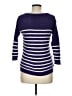Ann Taylor LOFT Stripes Purple Pullover Sweater Size M - photo 2