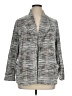 Max Studio Chevron-herringbone Gray Blazer Size 1X - photo 1