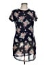 No Comment Floral Black Casual Dress Size L - photo 1