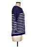 Ann Taylor LOFT Stripes Purple Pullover Sweater Size M - photo 4