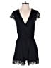 Topshop Solid Black Romper Size 8 - photo 1