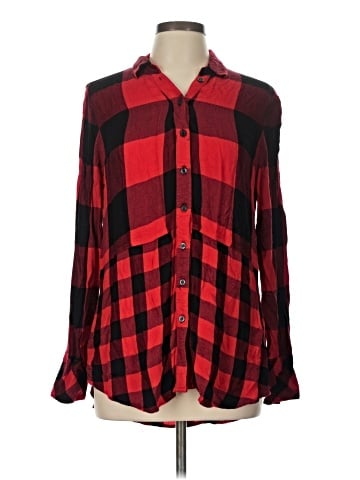 Cato Long Sleeve Button-Down Shirt (view 1)