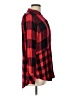 Cato 100% Rayon Plaid Red Long Sleeve Button-Down Shirt Size L (estimated) - photo 4