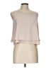 Forever 21 100% Polyester Tan Sleeveless T-Shirt Size L - photo 1