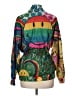 FARM Rio x Smiley 100% Polyester Print Green Track Jacket Size M (estimated) - photo 2
