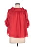 CeCe 100% Polyester Red 3/4 Sleeve Blouse Size L - photo 1