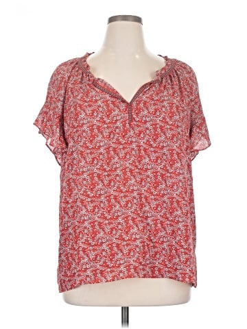 Max Studio Short Sleeve Blouse (view 1)