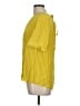 Boden 100% Viscose Yellow Short Sleeve Blouse Size 12 - photo 5