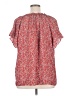 Max Studio 100% Polyester Red Short Sleeve Blouse Size 1X - photo 2