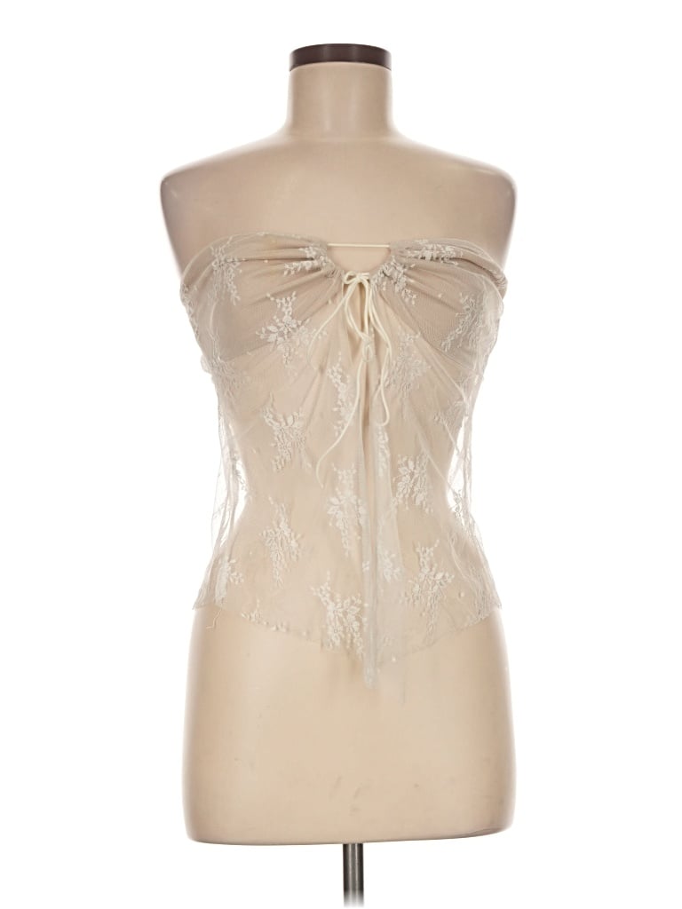 Pre-owned Assorted Brands Bodysuit In Ivory