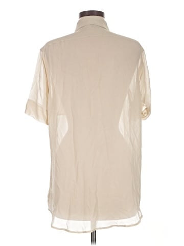 Theory Short Sleeve Silk Top (view 2)