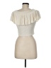 Say What? Ivory Short Sleeve Top Size M - photo 2