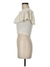 Say What? Ivory Short Sleeve Top Size M - photo 5