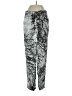 Isabel de Pedro Print White Silver Casual Pants Size 2 - photo 1