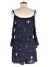 Mudd 100% Rayon Hearts Blue Romper Size M - photo 2