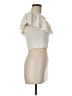 Say What? Ivory Short Sleeve Top Size M - photo 4