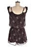 Xhilaration 100% Polyester Paisley Burgundy Romper Size M - photo 2