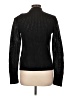 ALLSAINTS Metallic Black Turtleneck Sweater Size L - photo 2
