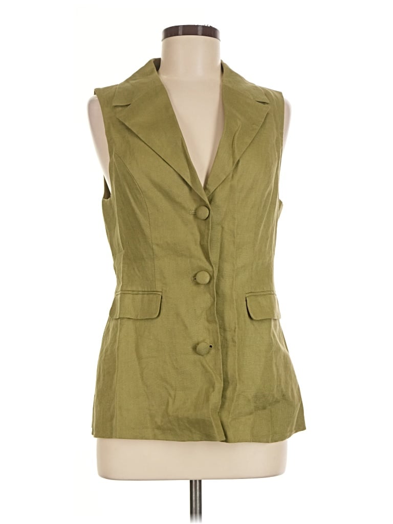 Pre-owned Reformation Vest In Green