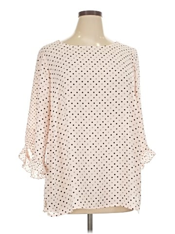 Rose + Olive 3/4 Sleeve Blouse (view 1)