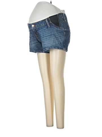 Isabel Maternity Denim Shorts (view 1)