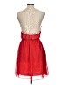 Bee Stitched 100% Polyester Solid Red Cocktail Dress Size L - photo 2