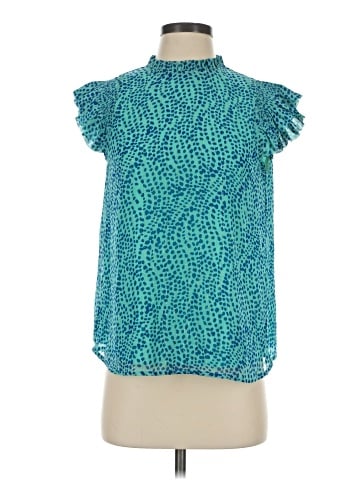 Periwinkle Sleeveless Blouse (view 1)