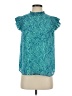 Periwinkle 100% Polyester Teal Sleeveless Blouse Size S - photo 1