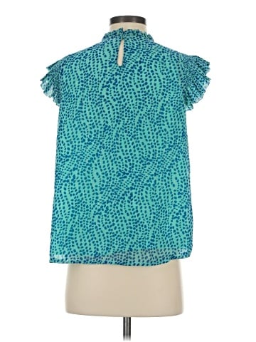 Periwinkle Sleeveless Blouse (view 2)