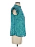 Periwinkle 100% Polyester Teal Sleeveless Blouse Size S - photo 5