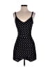 Soprano 100% Polyester Polka Dots Black Romper Size S - photo 1