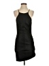 Blanc 100% Polyester Solid Black Cocktail Dress Size S - photo 1