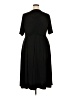 Torrid Solid Black Casual Dress Size 2X Plus (2) - photo 2