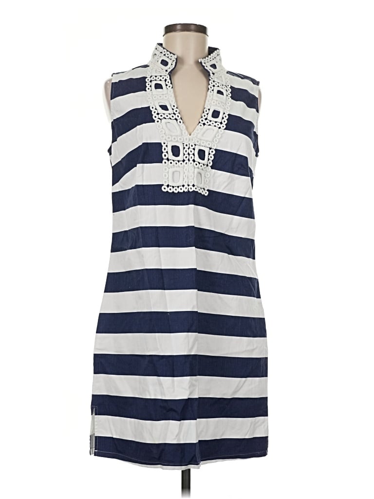 Pre-owned Sail To Sable Casual Dress In Blue
