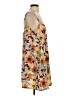 Millibon 100% Polyester Print Orange Casual Dress Size S - photo 4