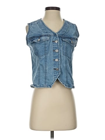 Universal Thread Denim Vest (view 1)